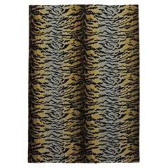 Luxury Modern Hand-Knotted Adaptations Panthera Tiger 12x16 Rug