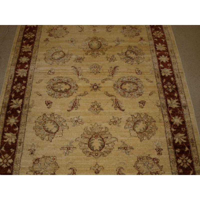 Hand Knotted Afghan Chobi 'Ziegler' Design Rug In Excellent Condition For Sale In Moreton-In-Marsh, GB