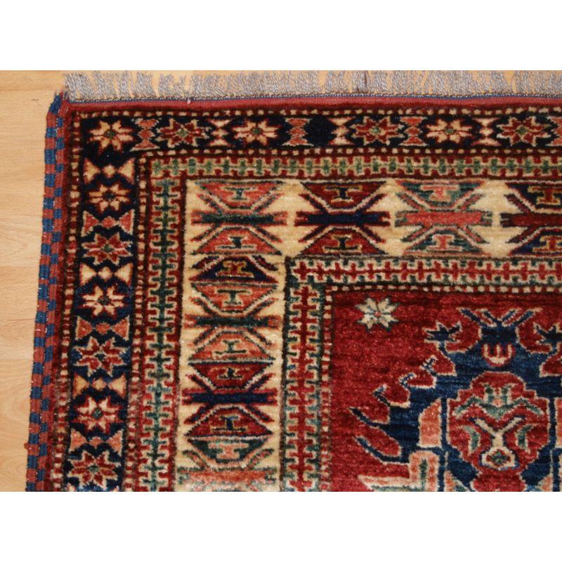 Hand Knotted Afghan Rug In Excellent Condition For Sale In Moreton-In-Marsh, GB