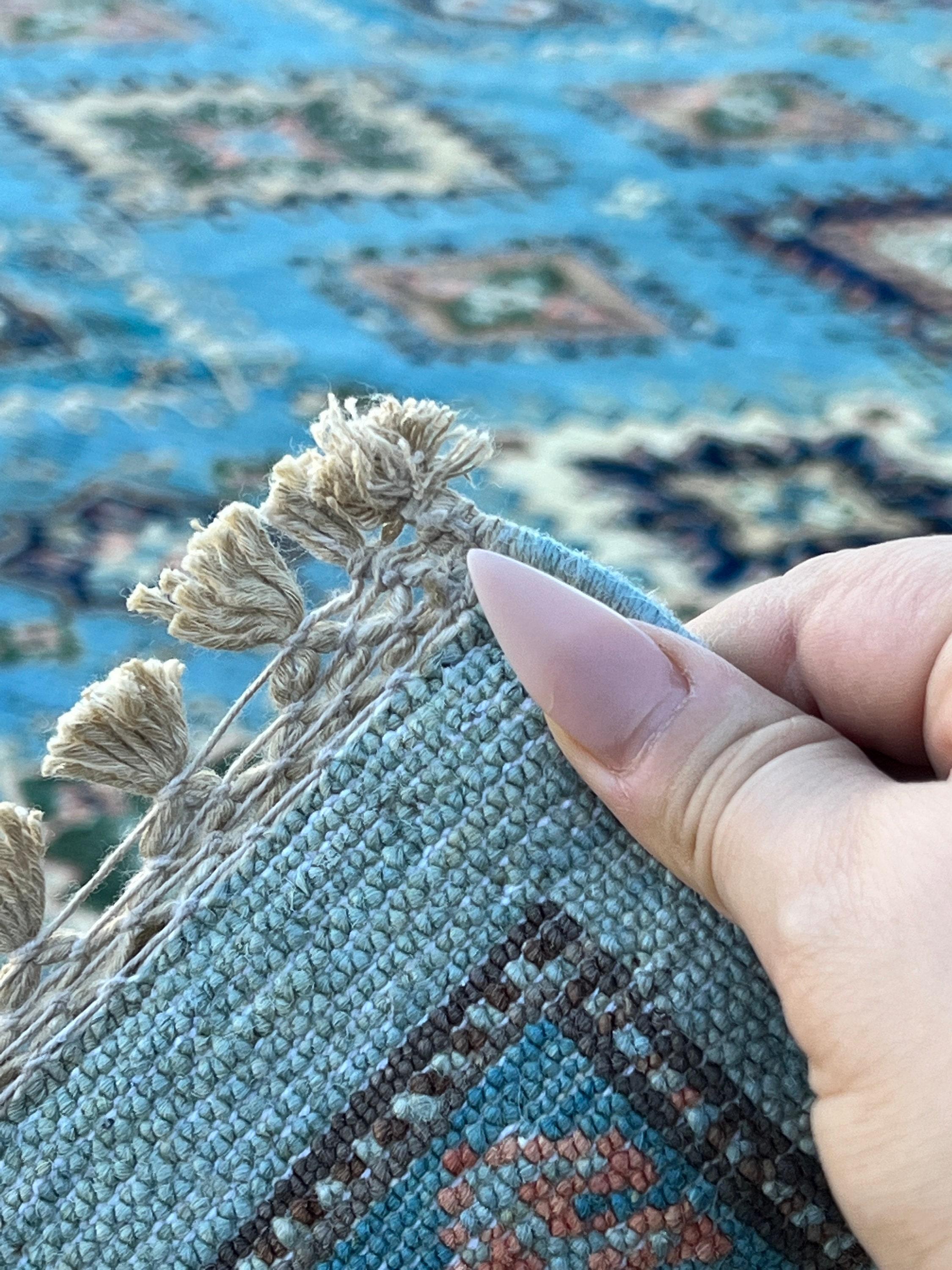Hand-Knotted Afghan Rug Premium Hand-Spun Afghan Wool Fair Trade For Sale 5