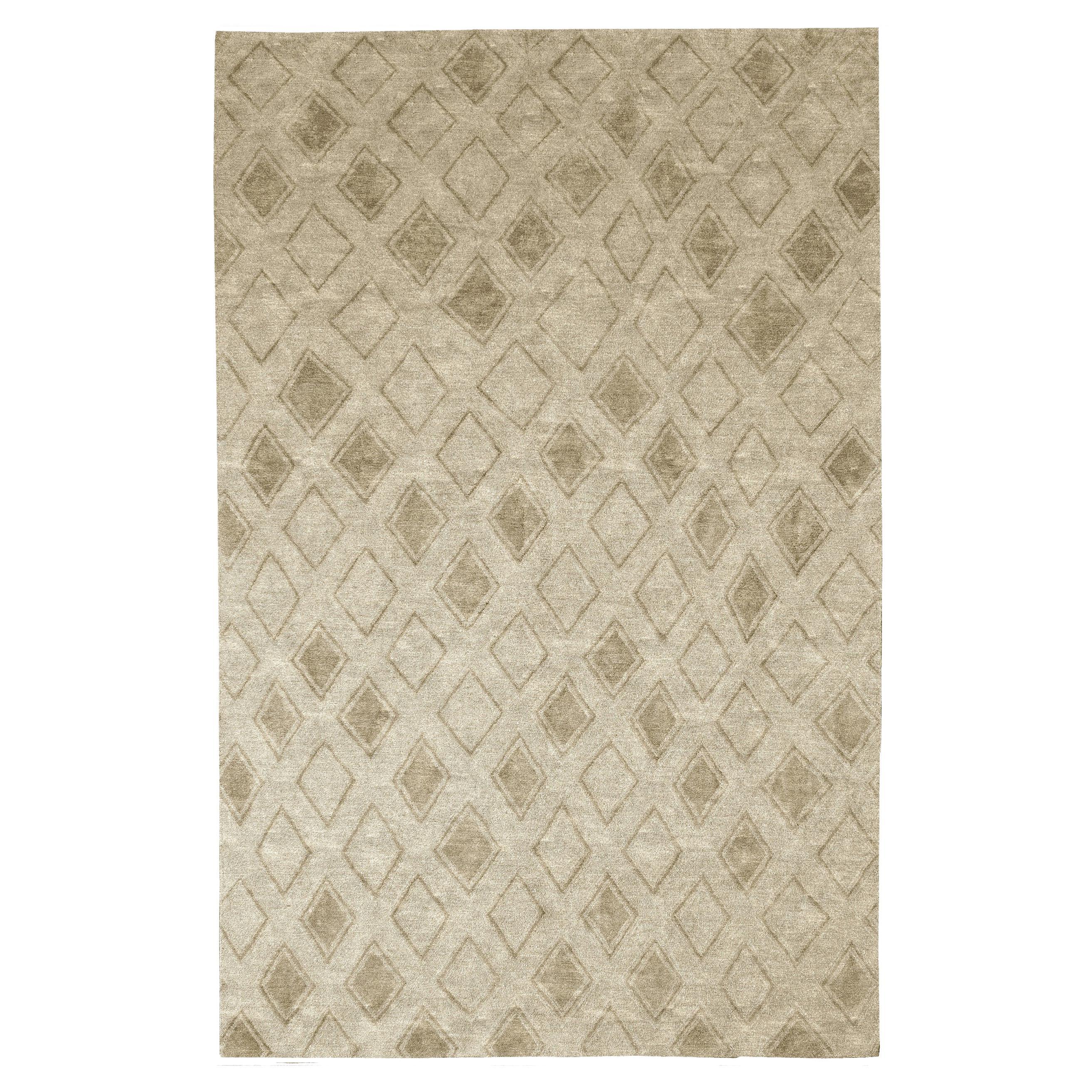 Luxury Modern Hand-Knotted African Baga 10x14 Rug For Sale