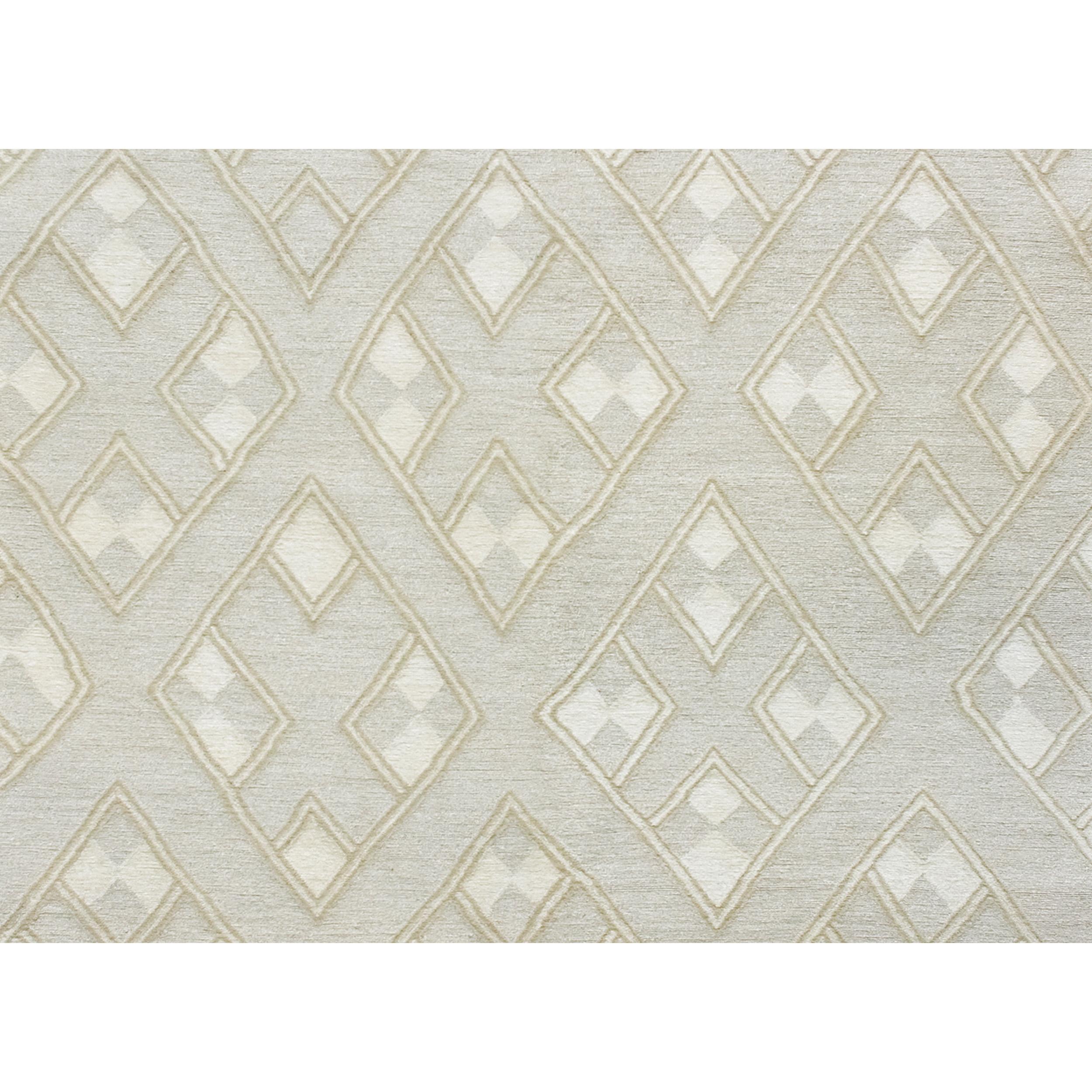 Contemporary Luxury Modern Hand-Knotted African Igala 12x16 Rug For Sale