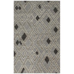 Luxury Modern Hand-Knotted African Montol 12x16 Rug
