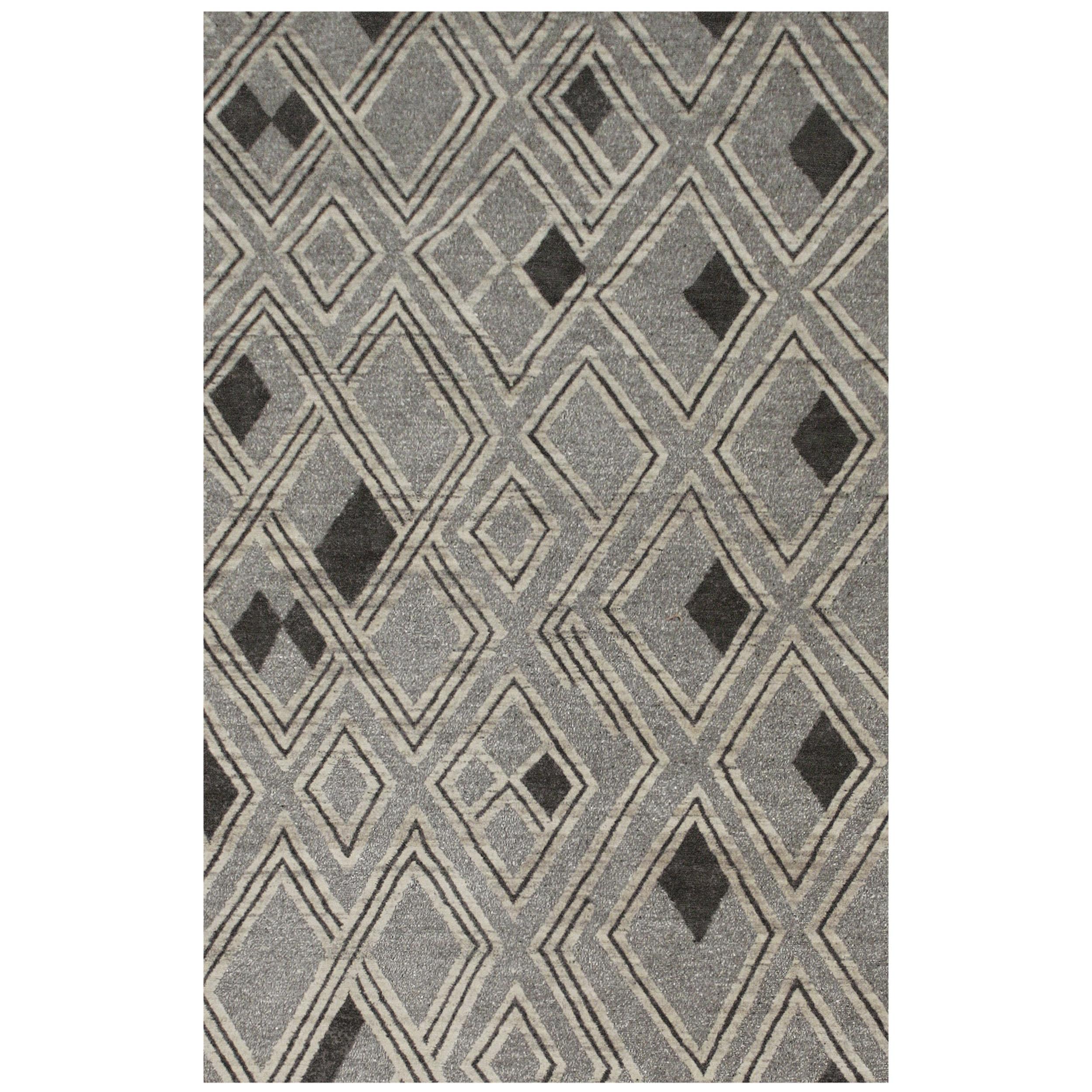 Contemporary Luxury Modern Hand-Knotted African Montol 12x16 Rug For Sale