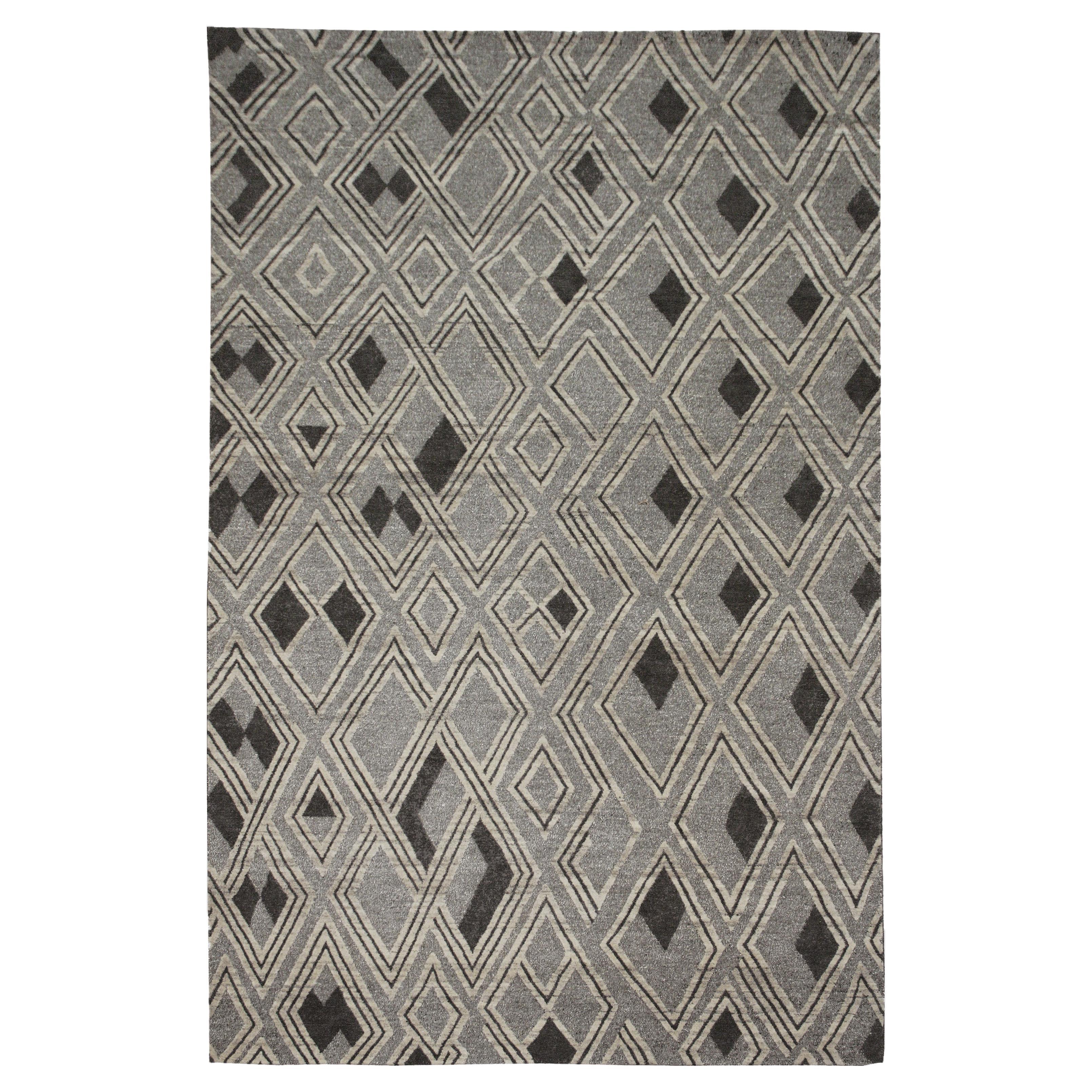 Luxury Modern Hand-Knotted African Montol 12x16 Rug For Sale