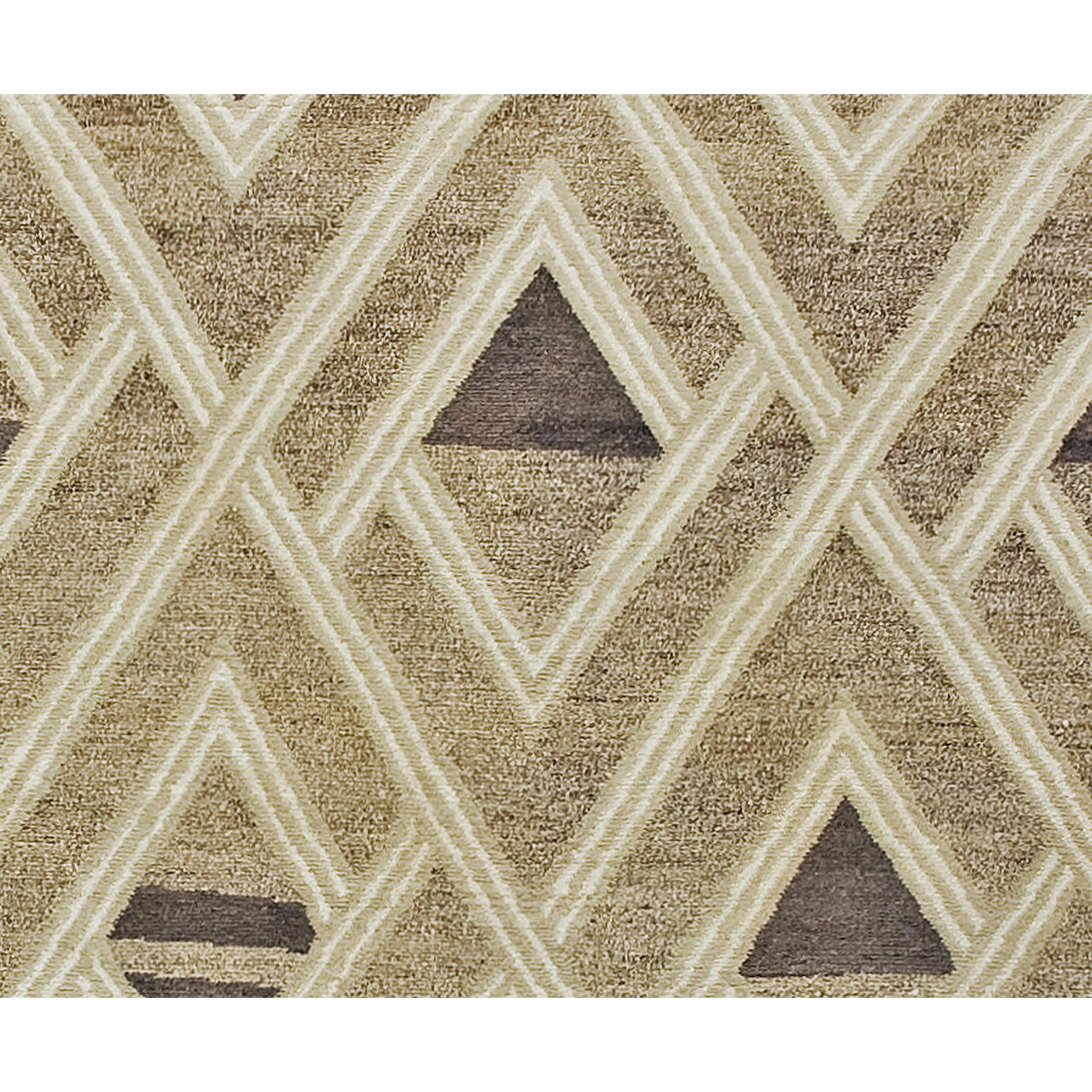Contemporary Luxury Modern Hand-Knotted African Nalu 12x16 Rug For Sale