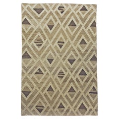 Tapis moderne africain noué à la main 12x16