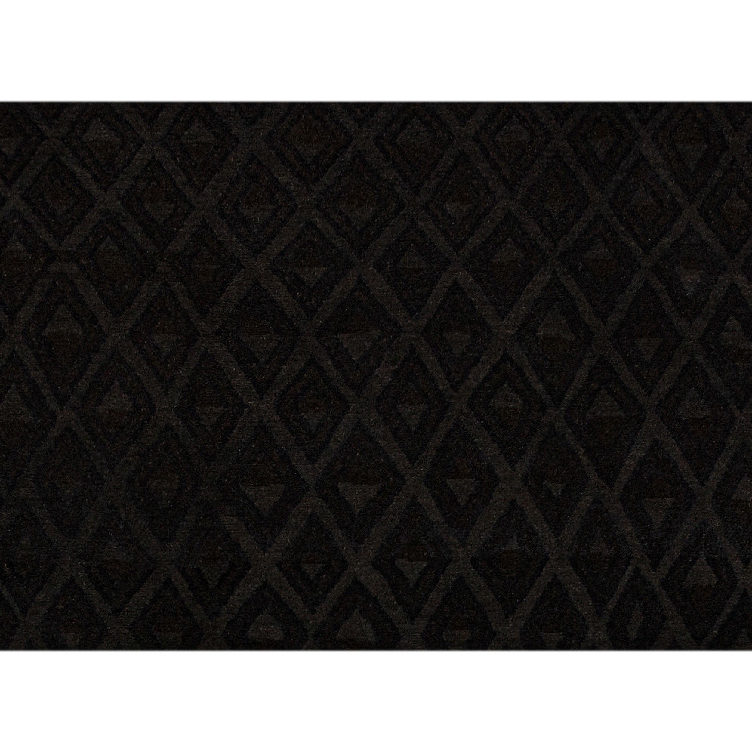 Nepalese Luxury Modern Hand-Knotted African Tabwa 12x16 Rug For Sale