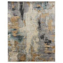 Hand-Knotted Alassio Bamboo Silk Modern Area Rug 9' x 12' India