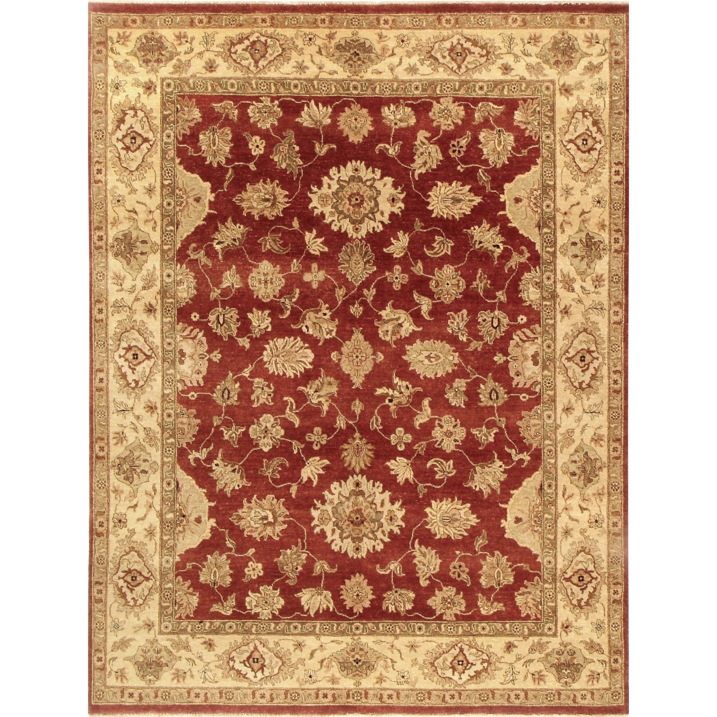 The rug is meticulously crafted using the most intricate traditional weaving techniques, guided by the expertise of skilled artisans. Each rug is a labor of love, with handweavers dedicating countless hours to knot by knot, bringing to life the