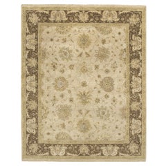 Tapis traditionnel de luxe Knotsar Rugs Beige/Brown 12x24 noué à la main