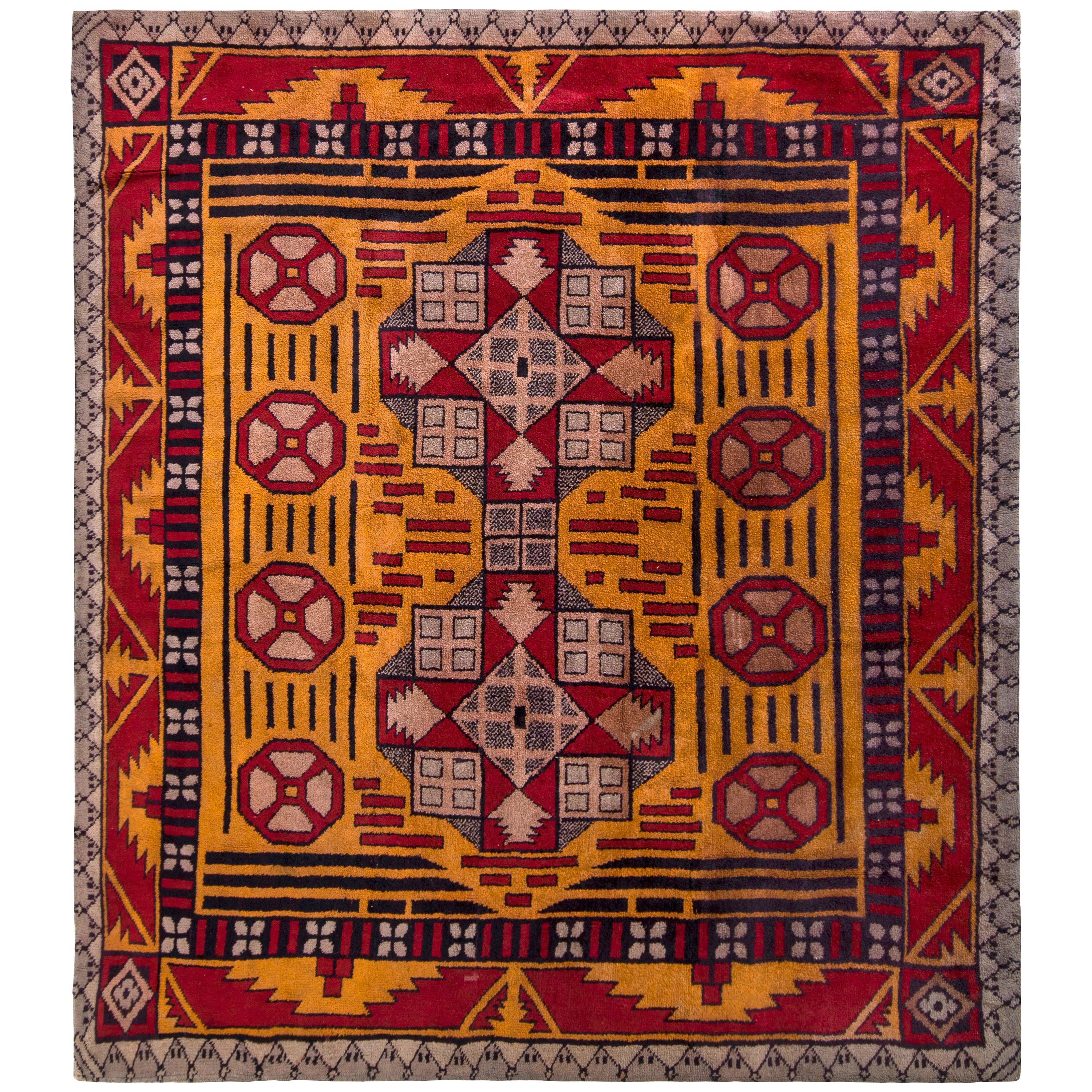 Kyrin Gold Rug by Roberta Mari e Silvia Pio For Sale at 1stDibs