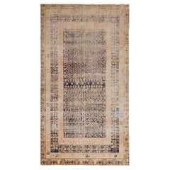 Handgeknüpfter antiker, traditioneller Khotan-Teppich aus der Zeit um 1880