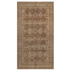 Tappeto antico annodato a mano CIRCA 1900 con motivo floreale persiano Malayer