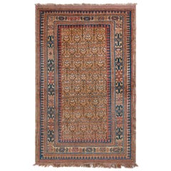 Hand-Knotted Antique Hamadan Rug All Over Geometric Pattern by Rug & Kilim