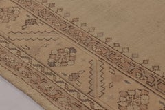 Antique Oushak Rug with Grand Medallion and Open Field - Rug & Kilim