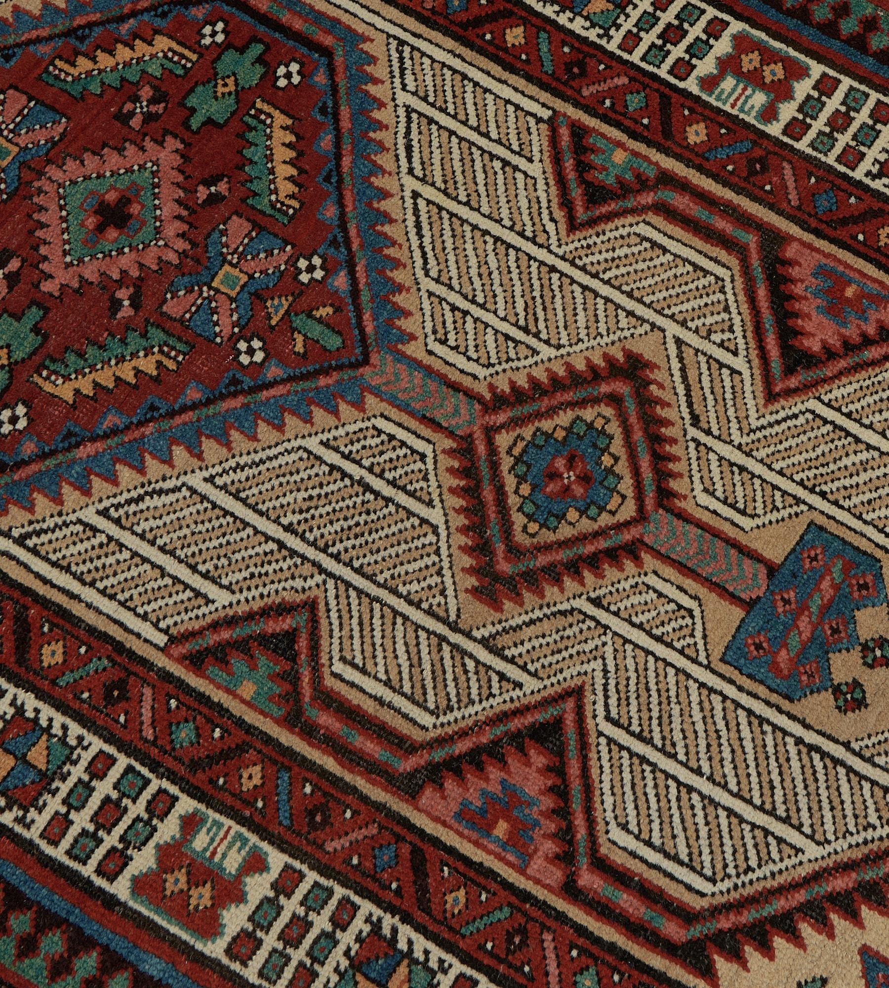 Hand-Knotted Antique Persian Serab Runner For Sale 2