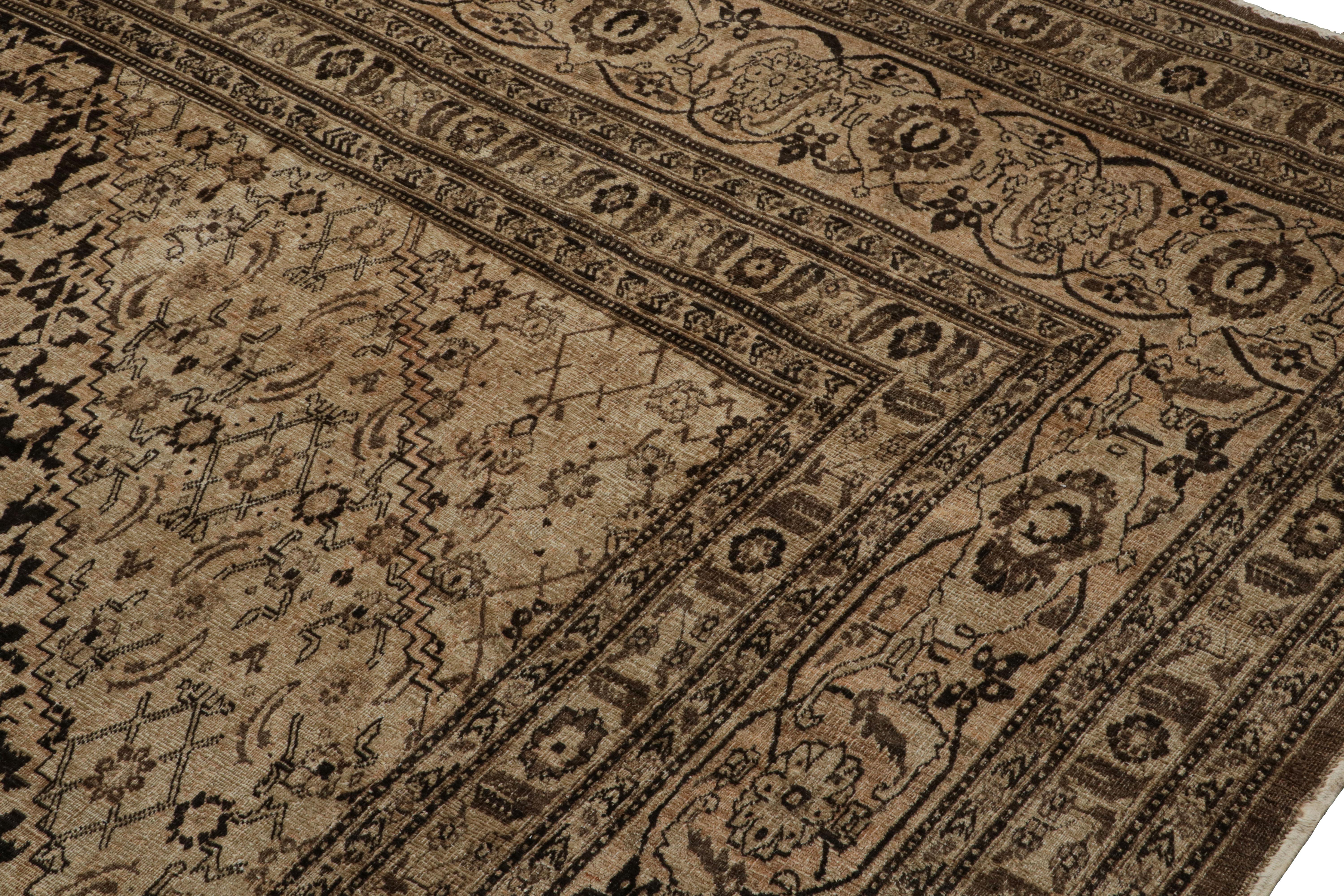 Late 19th Century Oversized Antique Hadji Jallili Persian Tabriz Rug, from Rug & Kilim For Sale