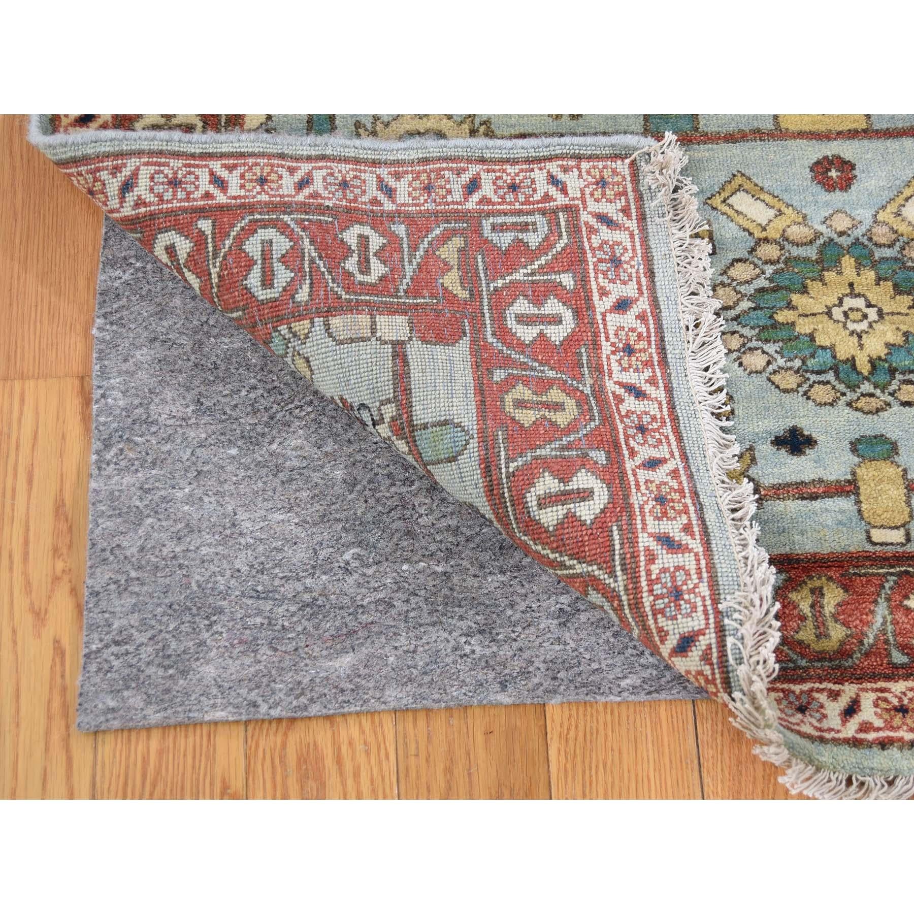 Hand Knotted Antiqued Bakshaish Re-Creation Pure Wool Oriental Rug In New Condition In Carlstadt, NJ