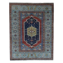 Hand Knotted Antiqued Bakshaish Re-Creation Pure Wool Oriental Rug