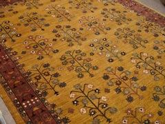 Persian design rug with trees of life hand knotted wool Djoharian Collection