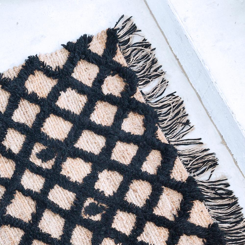 diamond weave rug