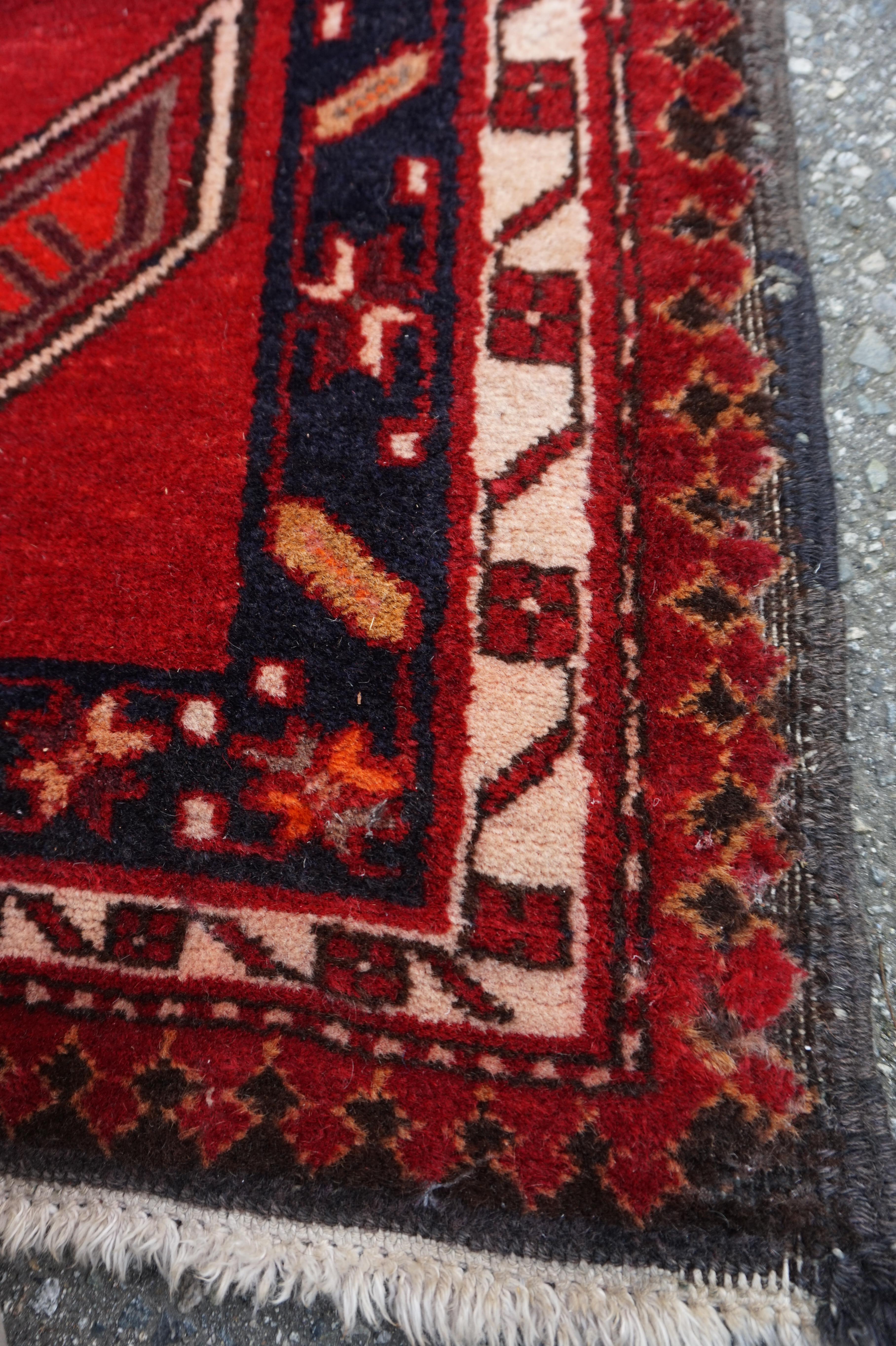 Hand Knotted Caucasus Tribal Runner Bold Symbolism & Vibrant Colours For Sale 1