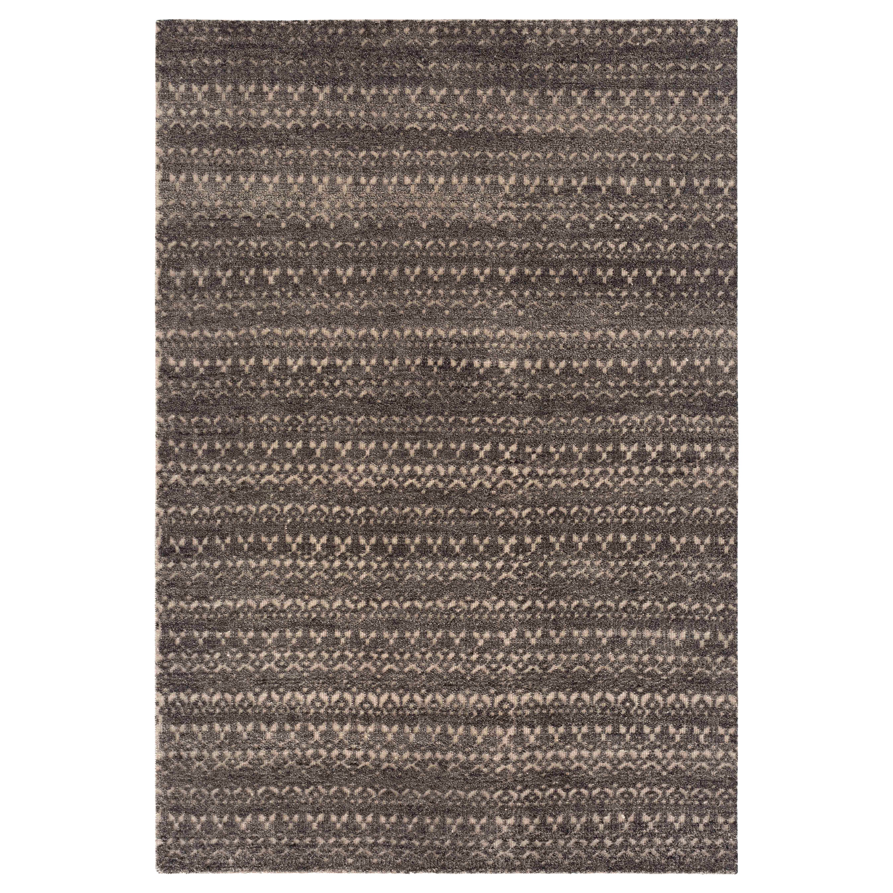 Hand Knotted Cirus Large Wool Rug in Grey by GAN For Sale