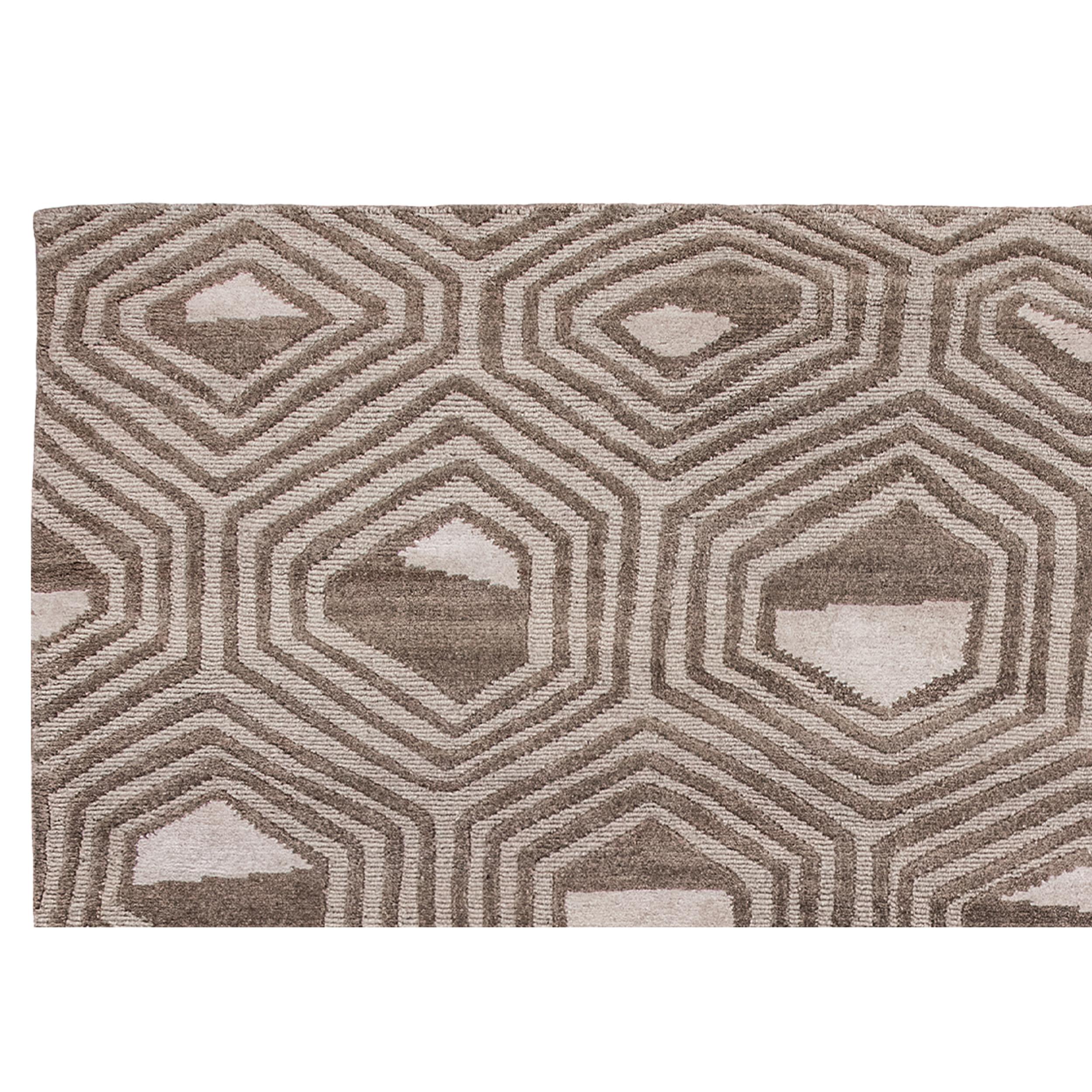 Luxuriöser moderner handgeknüpfter Teppich Congo Mali Dune 10x14 (Indisch) im Angebot