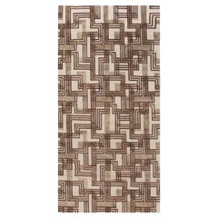 Tappeto Maze Contemporary annodato a mano in seta e lana di Doris Leslie Blau