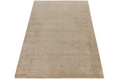 Rug & Kilim's Hand-Knotted Contemporary Rug in Solid Beige