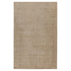 Rug & Kilim's Hand-Knotted Contemporary Rug in Solid Beige