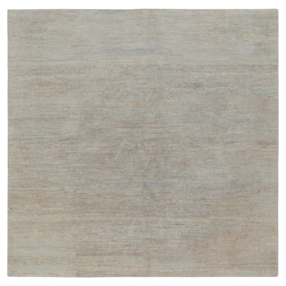 Zen Collection Rug in Striated Denim For Sale at 1stDibs