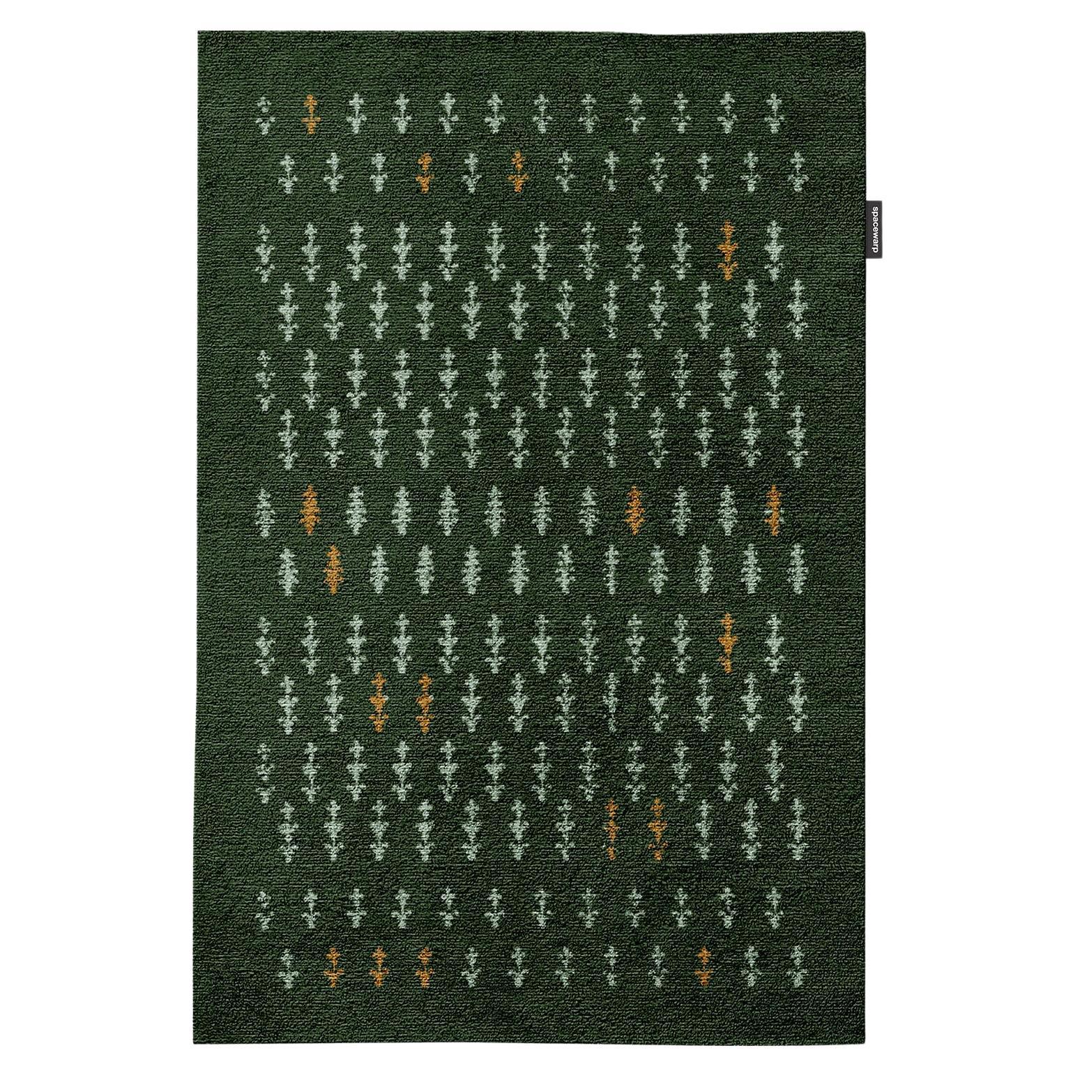 Tapis Deciduous noué à la main par Spacewarp en vente