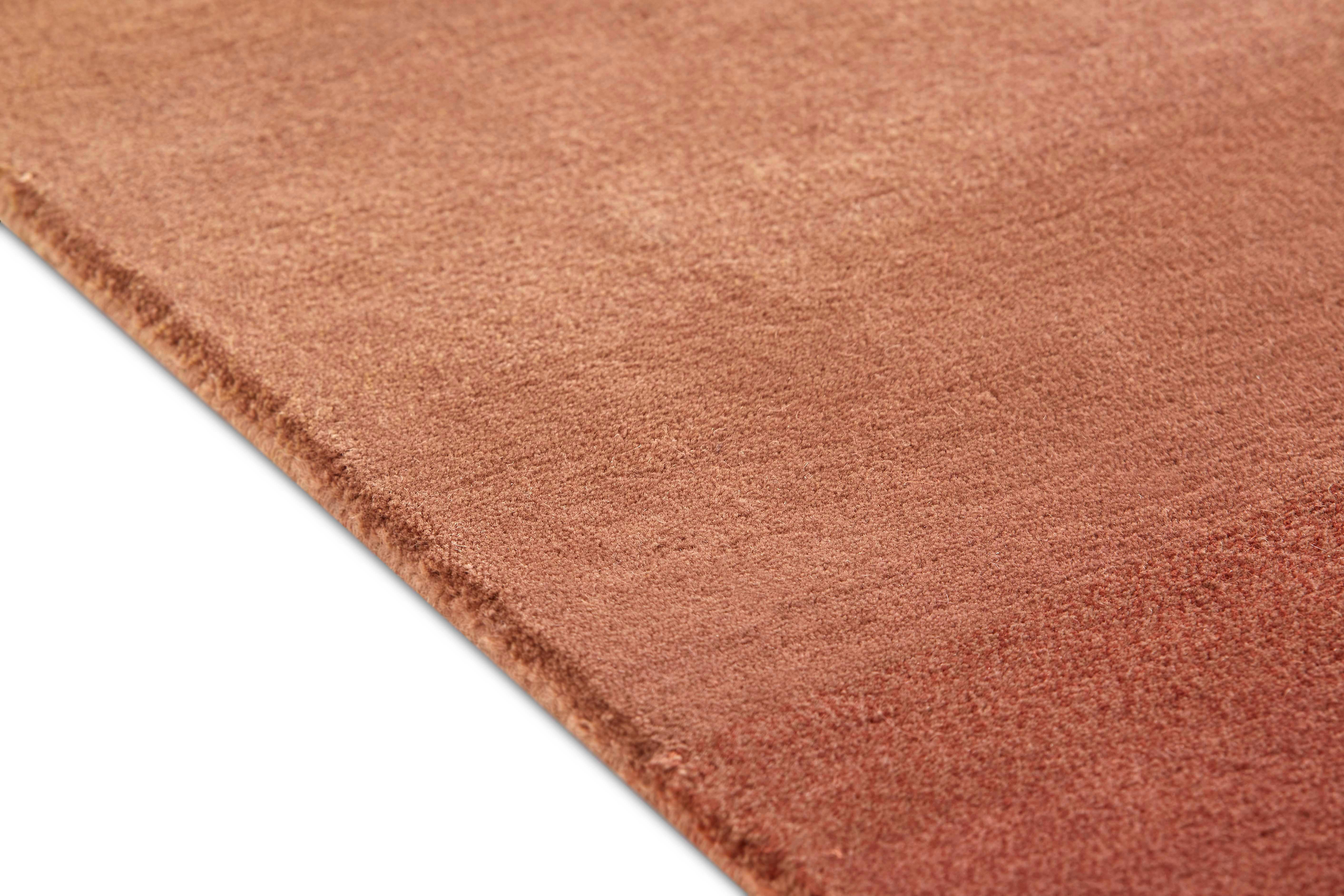 Modern Hand Knotted Degradé Small Wool Rug in Petrol-Wine by Patricia Urquiola For Sale