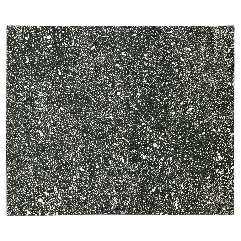 Hand Knotted "Encre" Rug 140, Florian Pretet and Lisa Mukhia Pretet For Sale