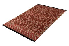 Hand-Knotted Ersari Style Rug in Red and Brown Tribal Pattern by Rug & Kilim