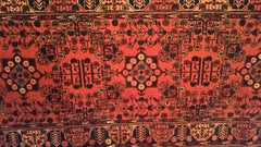 Hand-Knotted Extra Long Oriental Runner, Wool and Cotton 'All Over Pattern'