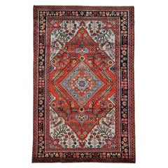 Hand Knotted Full Pile Pure Wool Persian Nahavand Oriental Rug
