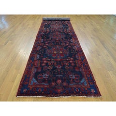 Hand Knotted Gallery Size Full Pile Persian Nahavand Rug