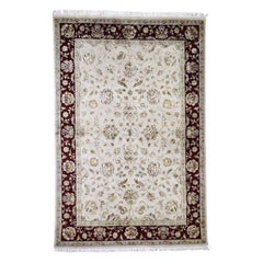 Hand Knotted Half Wool & Half Silk Rajasthan Oriental Rug