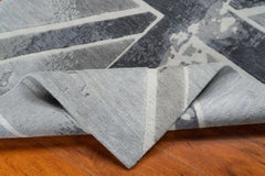 Hand-Knotted Harrow Modern Wool Rug – 3' x 5'