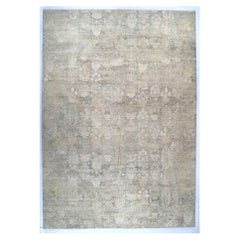 10’1”x14’4” Eram Transitional Hand-Knotted Wool & Metal Luxury Area Rug