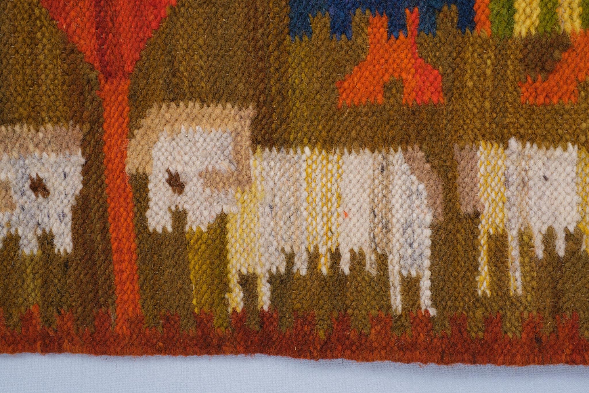 Hand knotted Kelim Tapestry   45 Pasterki   1960s Poland  In Good Condition In Den Haag, NL