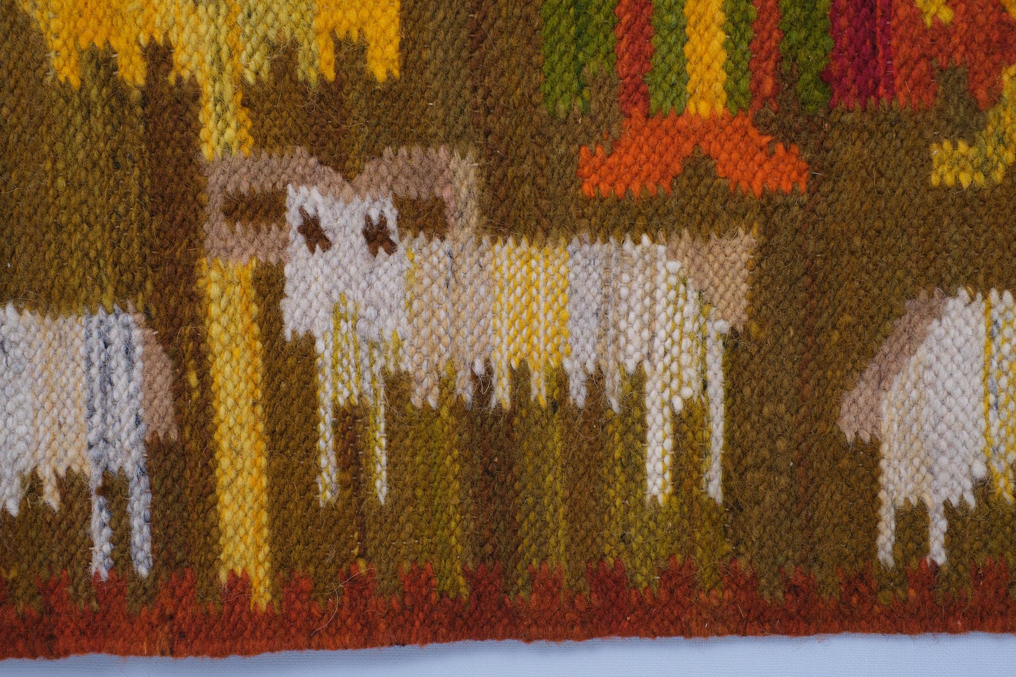 Mid-20th Century Hand knotted Kelim Tapestry   45 Pasterki   1960s Poland 