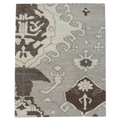 3’x5’ Volos Hand-Knotted Tibetan Wool Contemporary Area Rug