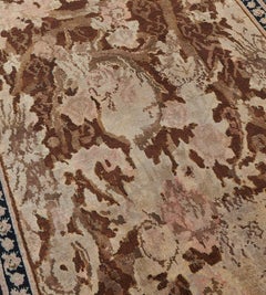 Hand Knotted Late 19th Century Wool Floral Karabagh Runner