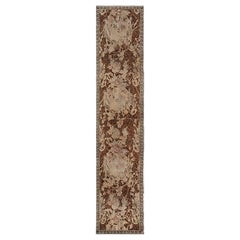 Hand Knotted Late 19th Century Wool Floral Karabagh Runner