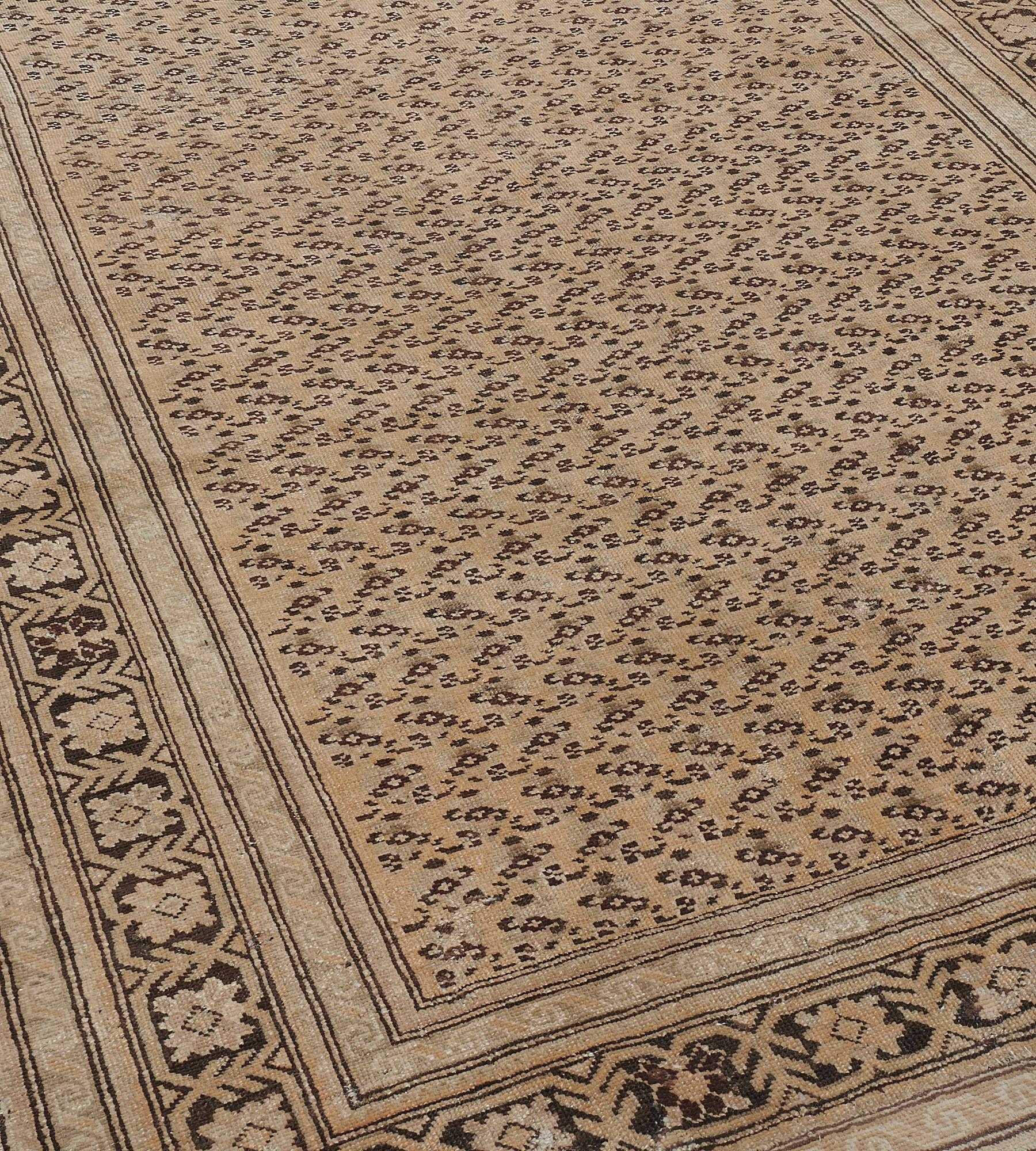 Caucasian Hand Knotted Late 19th Century Wool Karabagh Runner For Sale