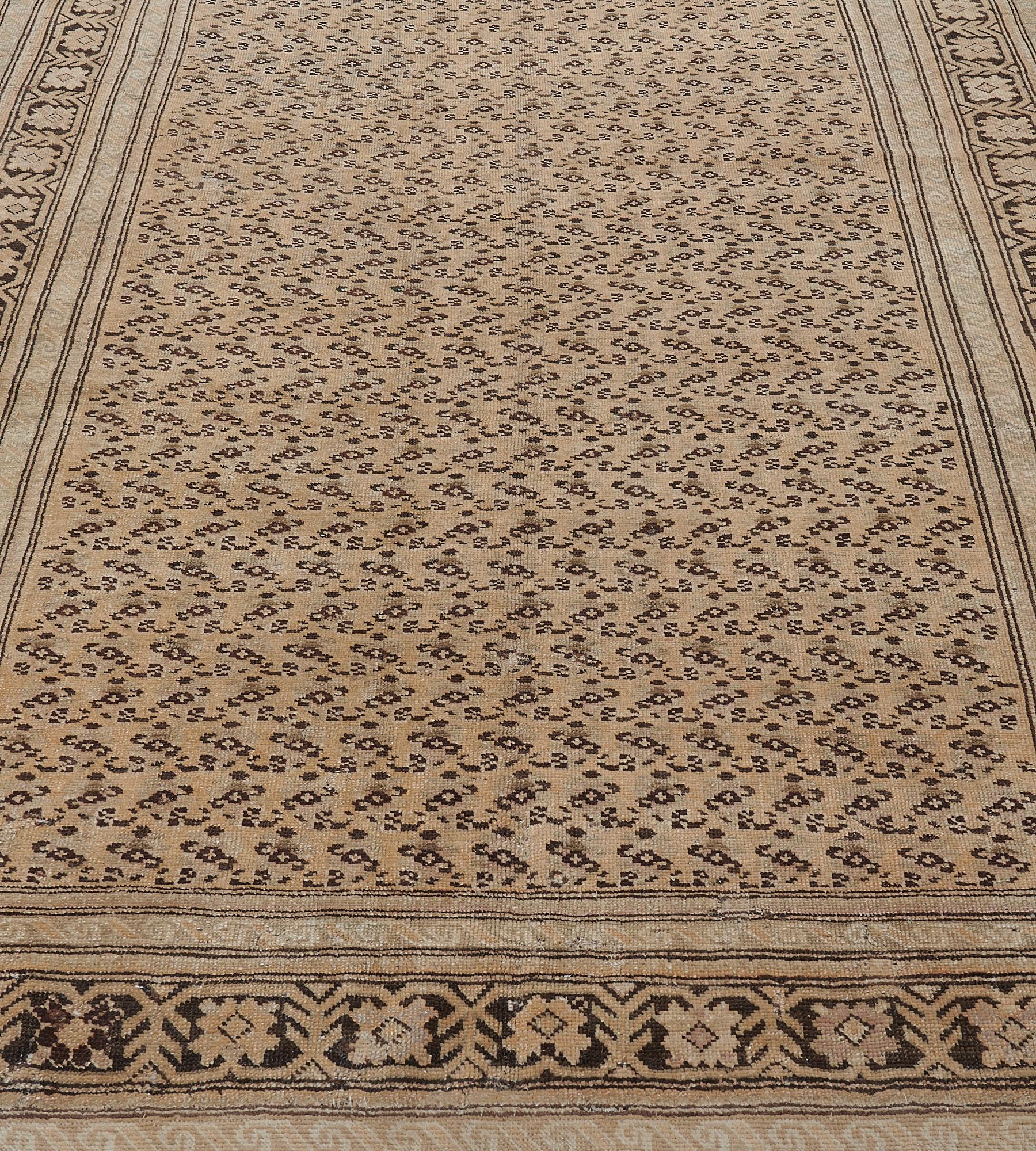 Hand-Knotted Hand Knotted Late 19th Century Wool Karabagh Runner For Sale